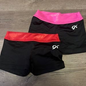 GK gymnastics shorts
